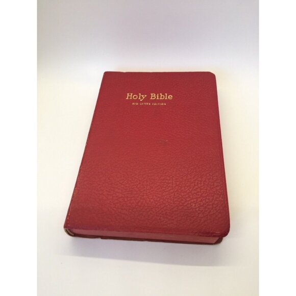 Holy Bible Dictionary Red Letter Edition Jesus King James Version KJV World - Picture 4 of 16